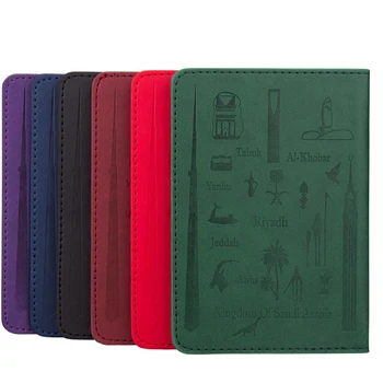 

1PC Leather High Quality Brand Embossed Israeli Passport Bag Travel Passport Holder Card Case Passport Cover