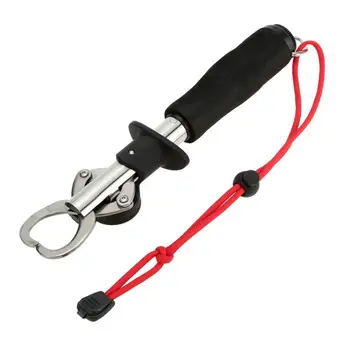 

Steel Portable Fish Grip Fishing Lip Grip Holder Gripper + Weight Scale & Ruler