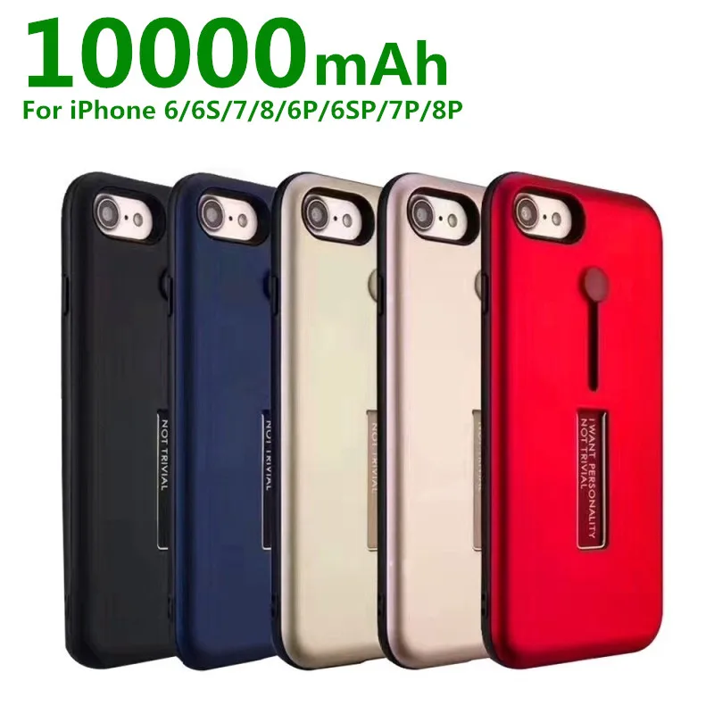Ультратонкий чехол для iPhone 6 6s 7 8 Plus 10000 мАч|Внешние аккумуляторы| |