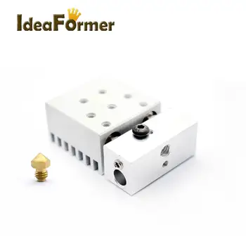 

3D Printer V6 Dual head Extruder 2 in 1 out Printing Head For Chimera Multi Color Extruder V6 J-Head Hot End 1.75/3.0mm Filament