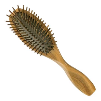 

ABVP Professional Hair Care Green Sandalwood Combs Detangling Long Hair Airbag Brush Detangle Healthy Massage Antistatic Hairbru