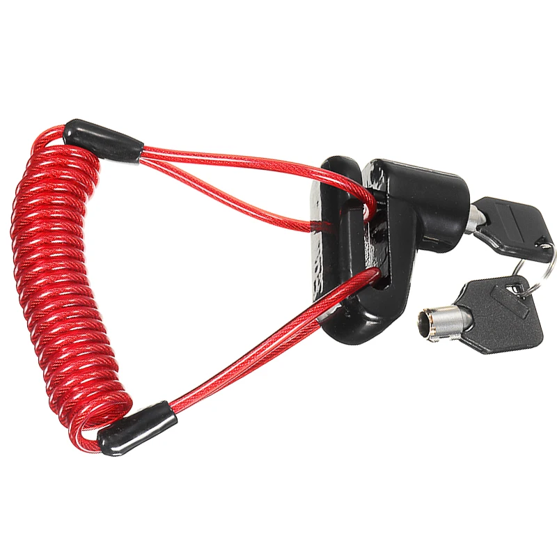 Disc Brakes Wheel Lock Portable Anti-theft Steel Wire Bicycle Electric Skateboard For Scooter Accessories | Спорт и развлечения