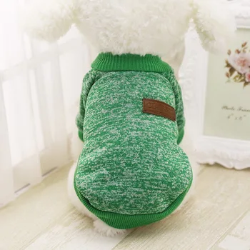 Warm Dog Cat Clothing Autumn Winter Pet Clothes Sweater For Small Dogs Cats Chihuahua Pug