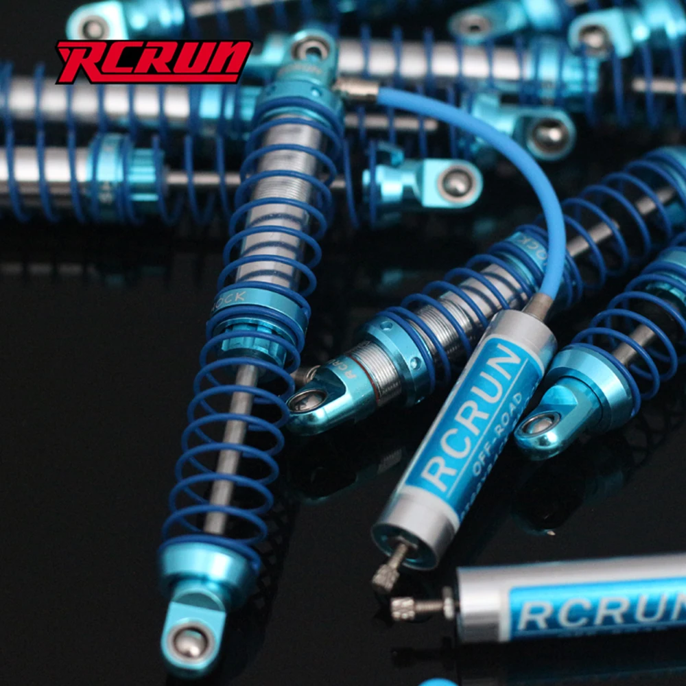 Rcrun Adjustable Oil Piggyback Shock With Remote Reservoir For 1/10 Rc