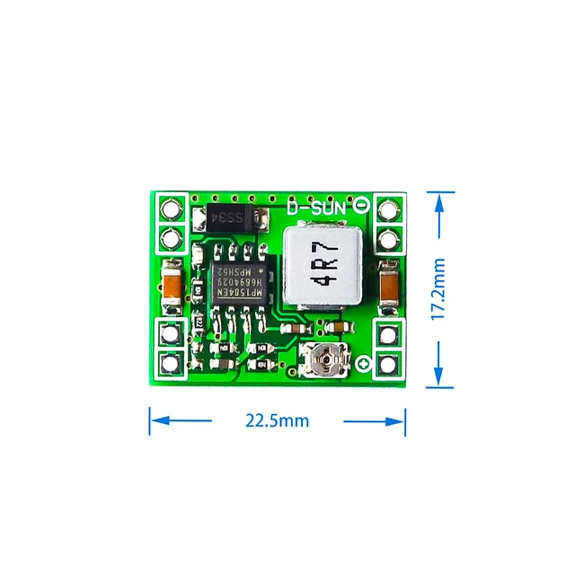 Modulo DC-DC MP1584EN Convertitore Buck 3A - Regolabile Da 24V A 3V/5V/9V/12V Per Arduino E Progetti Elettronici - Foto 6
