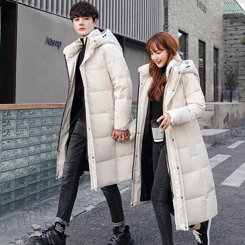 white thick jacket