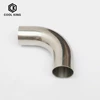 CK 19-108mm Stainless Steel 304 OD Elbow 90 Degree Sanitary Welding Elbow Pipe Connection Fittings polishing Food grade 3/4