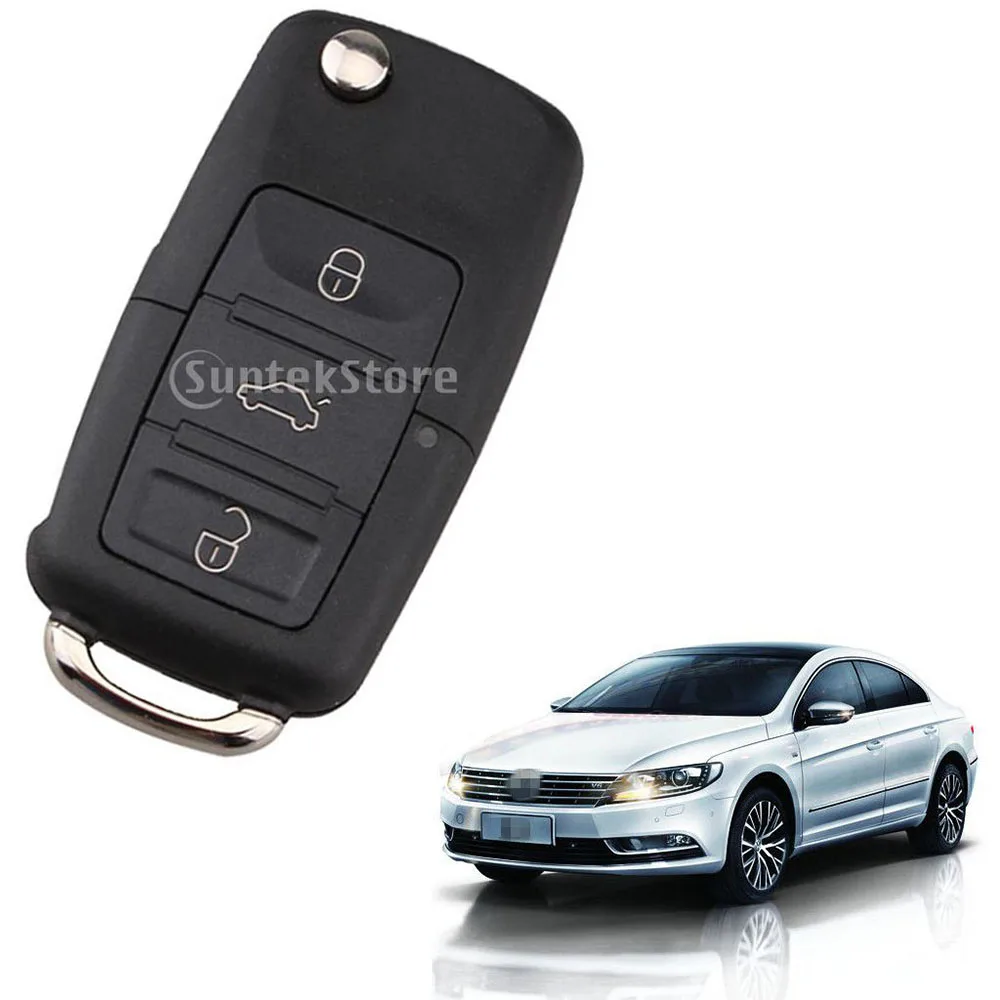 Car Remote Key With ID48 Chip 1J0959753AH For VW PASSAT 02-05