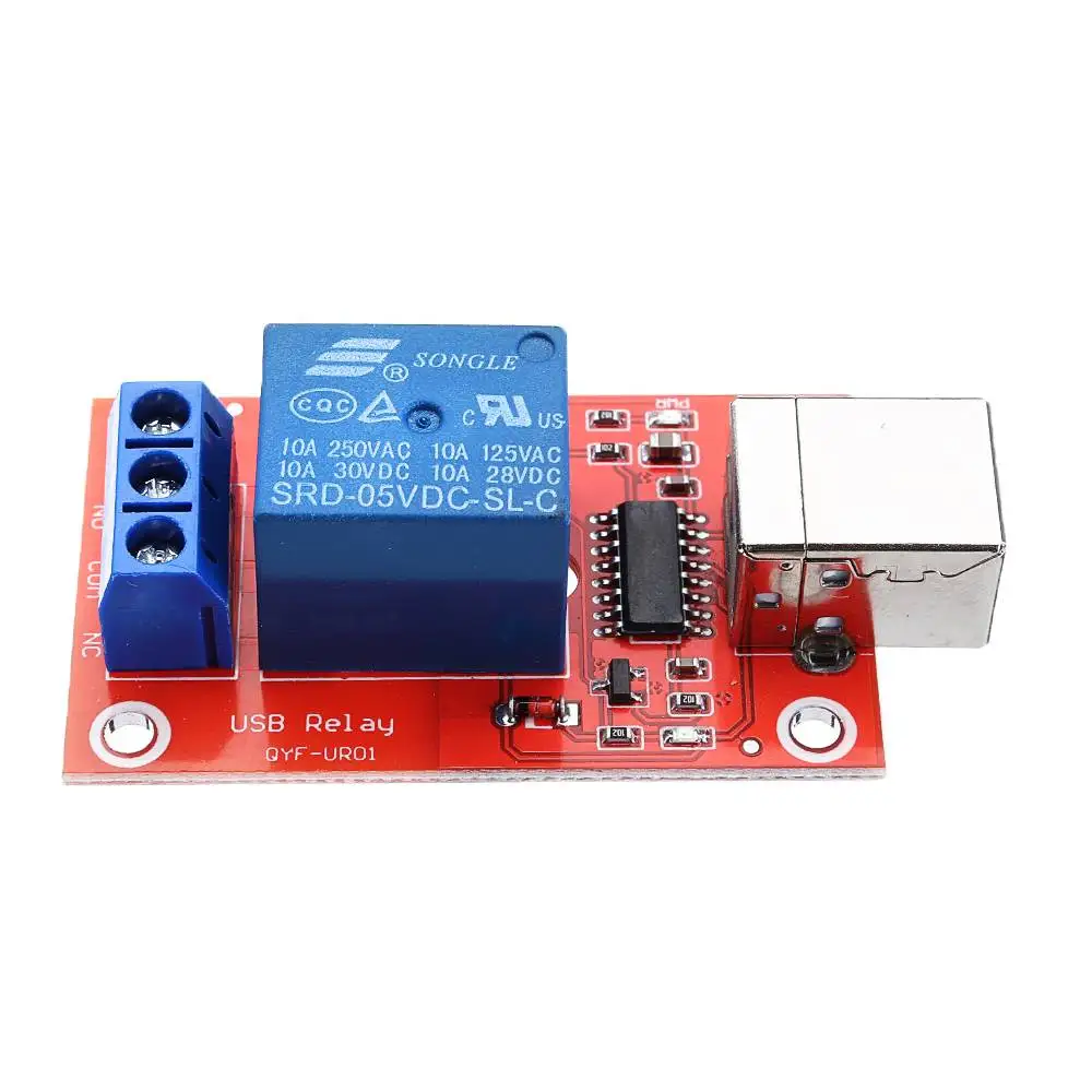 CLAITE, 1 канал, 5 В, HID, USB реле, USB переключатель управления, компьютерный переключатель управления, ПК, Интеллектуальный релейный модуль управления