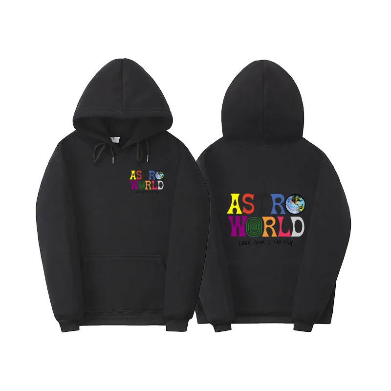 ASTROWORLD look mom i can fly толстовка с изображением Трэвиса Скотта Astroworld Толстовка 2019