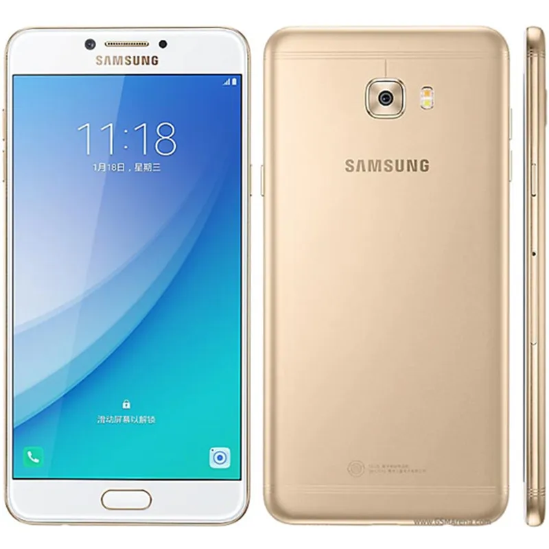 Samsung Galaxy C7 Pro C7010  Refurbished-Original	Fingerprint Unlocked Android  Wi-Fi 16MP 5.7' 64GB 4GB RAM Free Shipping buy refurbished iphone