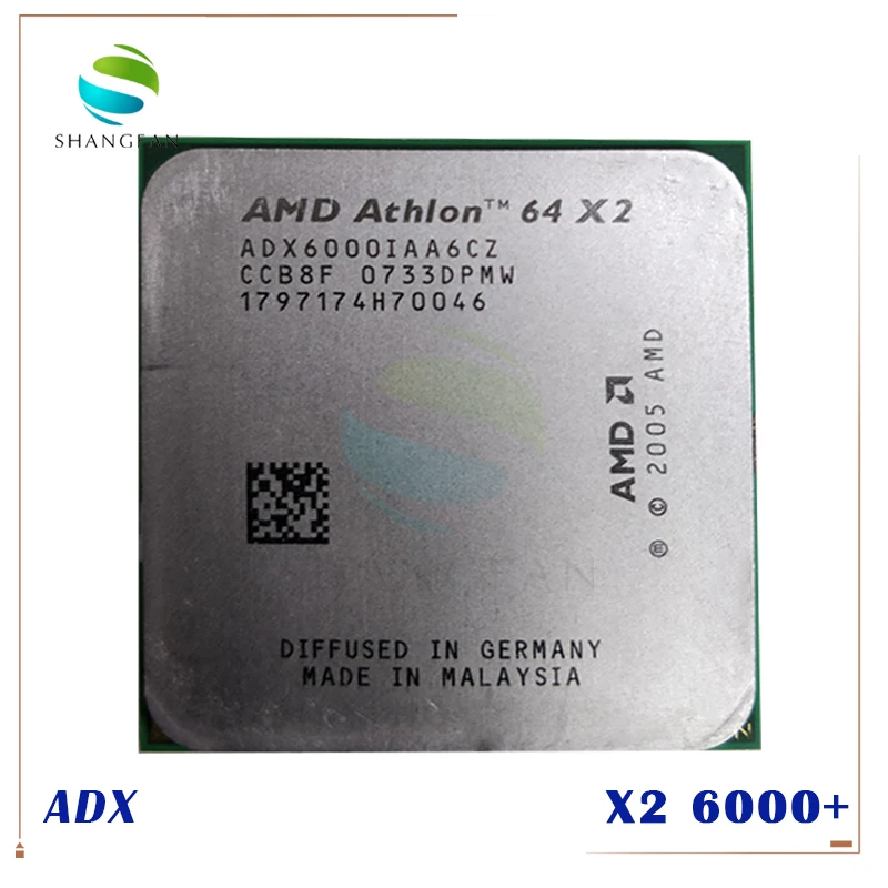 Free shipping for AMD Athlon X2 6000 X2 6000+ 3GHz ADX6000IAA6CZ Dual ...