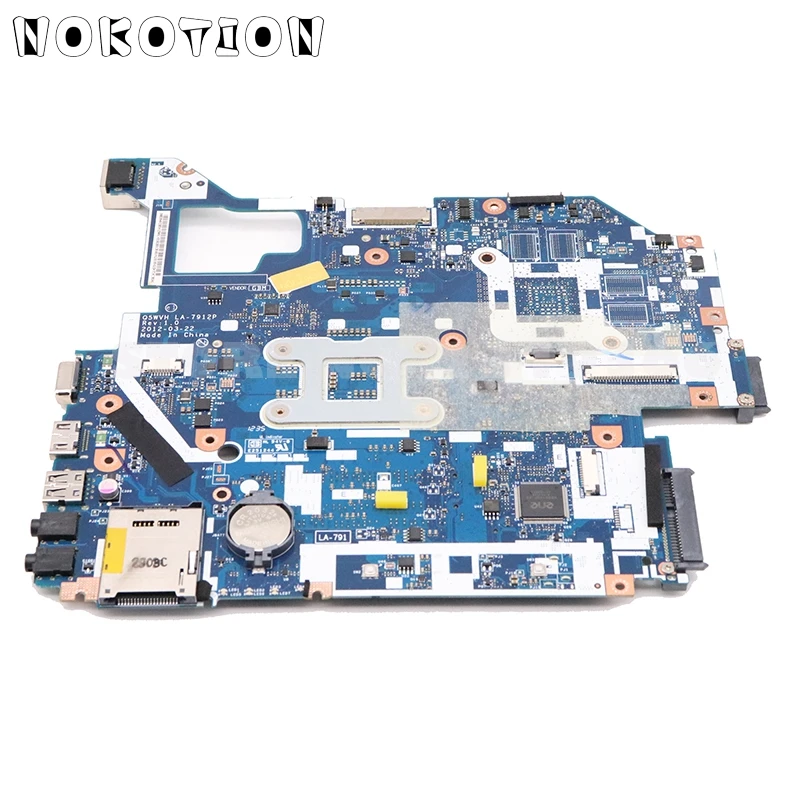 NOKOTION NBY1111001 NB. Y1111.001для acer aspire V3-571 NV56R V3-571G материнская плата для ноутбука LA-7912P HM77 DDR3 полный тест