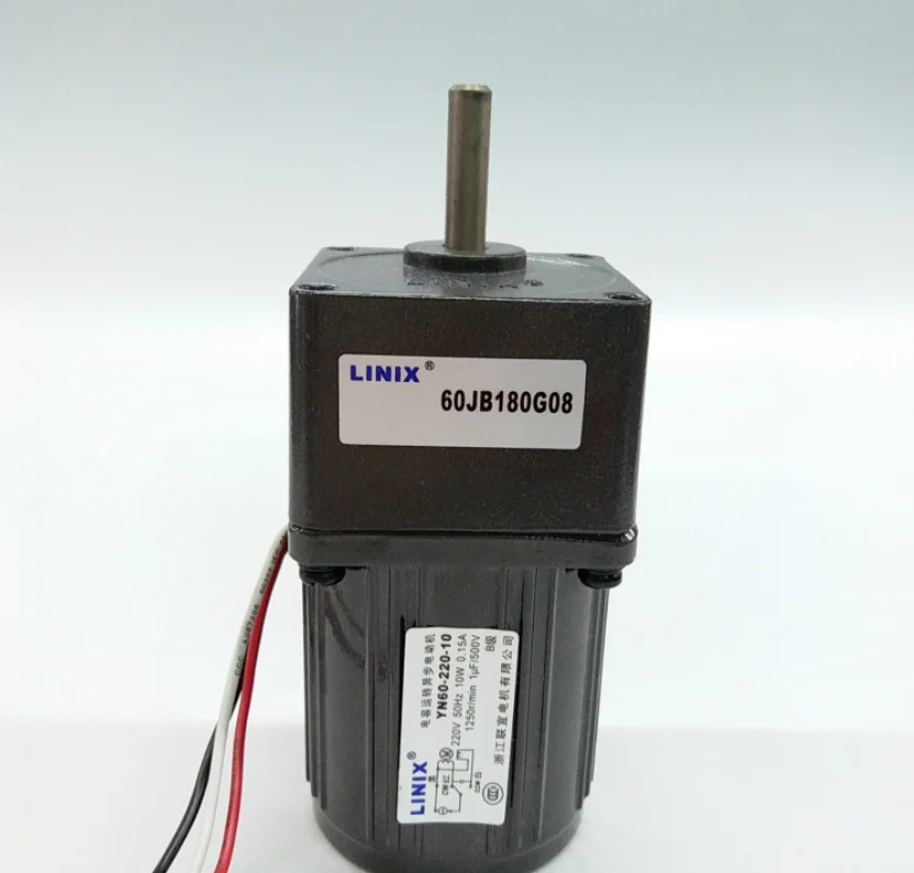 3 линии постоянной скорости LINIX редуктор двигателя 60JB180G08 YN60 220 10 замедление новый