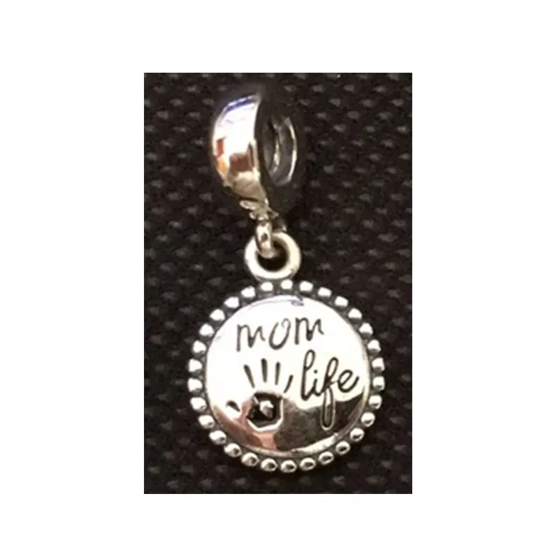 

PDB 925 Sterling Silver Handprint Pendant, Gift for Women's Jewelry, DIY Bracelet Free Shipping.