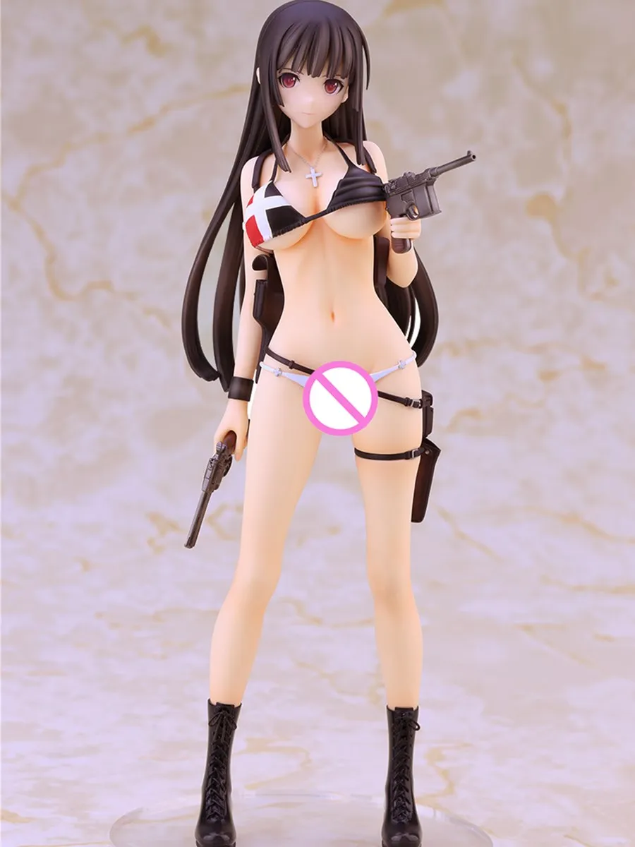 

1/6 Scale Dress Up Hard Chest Adult Doll PVC 25 cm Anime Sexy Bikini Ver. Girl Action Figure Collectible Model Toy BOX D615