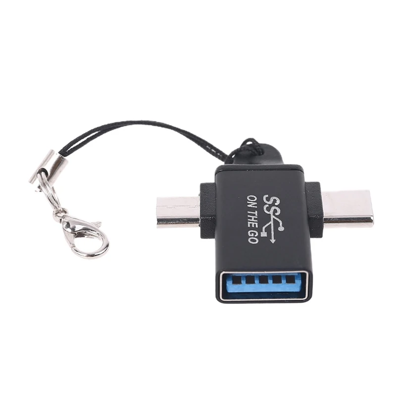 2in1 Алюминий 90 градусов микро Тип USB C до 3 0 и разъемом типа мама адаптер конвертер