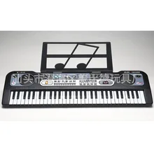 Детская электронная музыка пианино многофункциональная электронная клавиатура с микрофоном с музыкальной подставкой большой размер 76 см