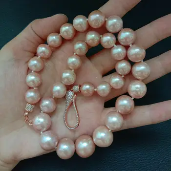 

19'' 11-15MM Purple Keshi Pearl Necklace