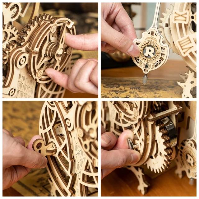 Robotime – Modèle D'horloge Sous Forme De Hibou 3d En Bois, Kit De Blocs De  Construction, Jouet Très Créatif Pour Enfant Et Adulte, Diy, Rokr, Lk503,  161 Pièces, - Kits De Construction - AliExpress