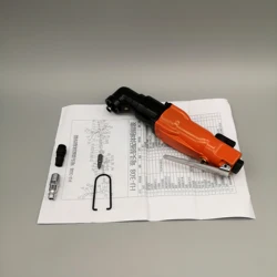 Chave de fenda industrial embutida 8h, cabeça de ângulo reto, pneumática, furadeira manual, ferramentas a ar