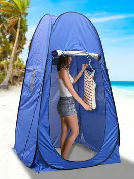 

Outdoor Bathing Tent Hiking Shower Tent For Woman Man Portable Outdoor Pop-up Toilet Dressing Fitting Room Privacy Shelter Tents