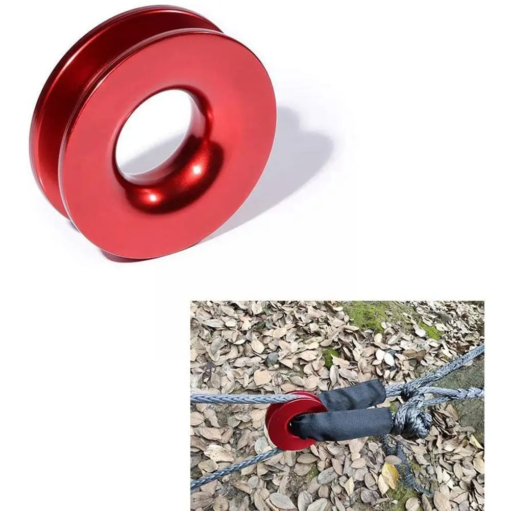 Recovery Ring Trucks Towing Rope Loop Snatch Block Winch 41000lb Strap Hook Off Accessories Shackles ATV Road Pulley Car Ca S4R9