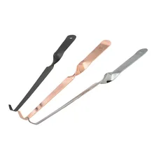 Pinzas de mecha de acero inoxidable, accesorios para poner velas, herramientas de mecha