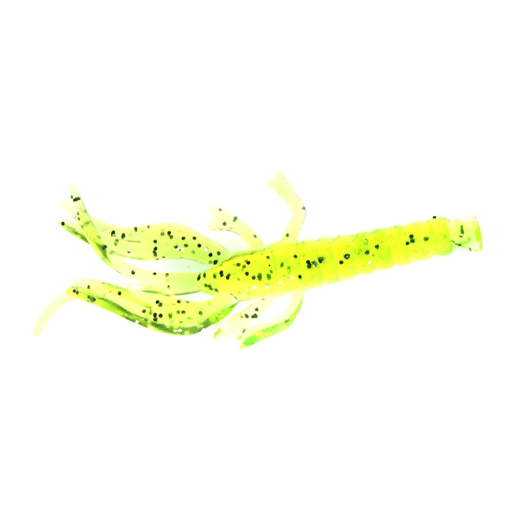 10 PCS Rubber Crayfish Shrimps Lures for Jig Or Drop Shots Fishing Perch 5.5cm Fishing Lures