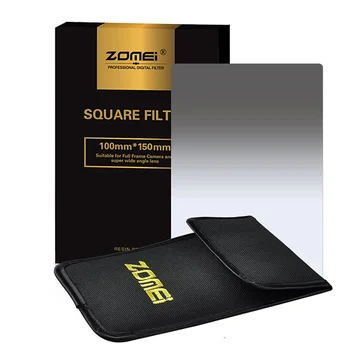 

Zomei Square Filter 100mm x 150mm Graduated Neutral Density Gray GND248 ND16 100mm*150mm 100x150mm for Cokin Z-PRO Series Filter