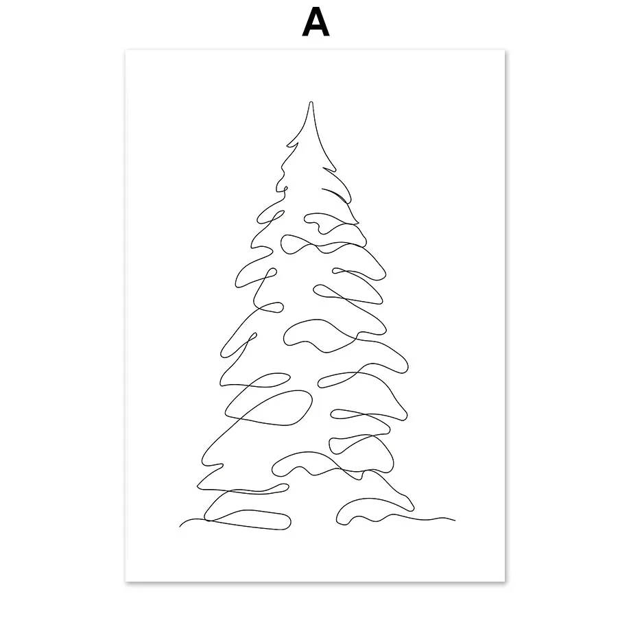 Snow-Lake-House-Pine-eagle-Horse-Wall-Art-Canvas-Painting-Winter-Nordic-Posters-And-Prints-Wall (3)