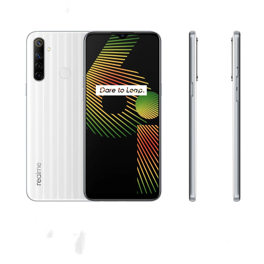 

realme 6i 4GB RAM 128GB ROM Mobile Phone Global Version 5000mAh Battery 6.5" Helio G80 48MP Camera Play Store NFC Multi Language