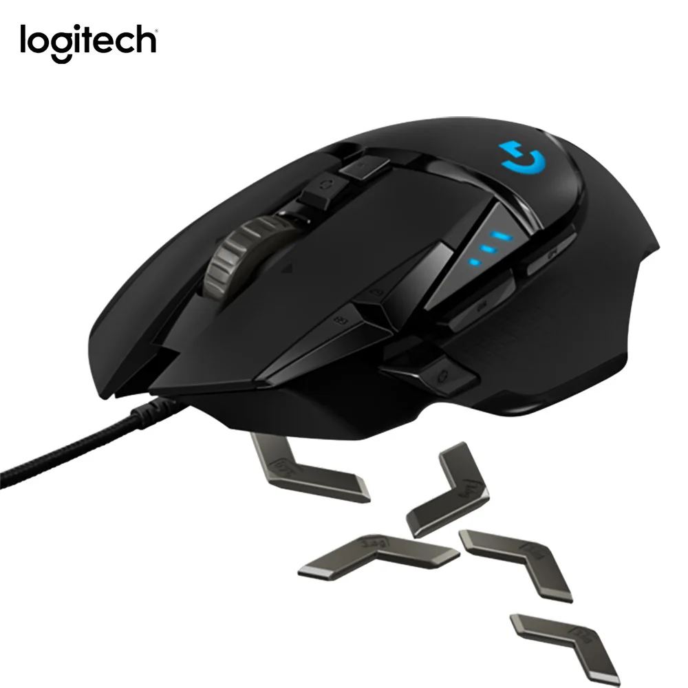 Оригинальная профессиональная игровая мышь logitech G502 Hero 16000 dpi, игровая мышь для программирования