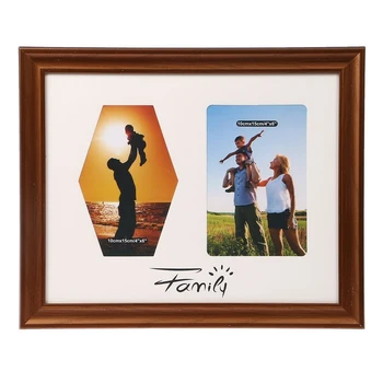 

Plastic photo frame with mat for 2 photos 10x15 cm "Family" 27.6x32.3x0.8 cm 2985521