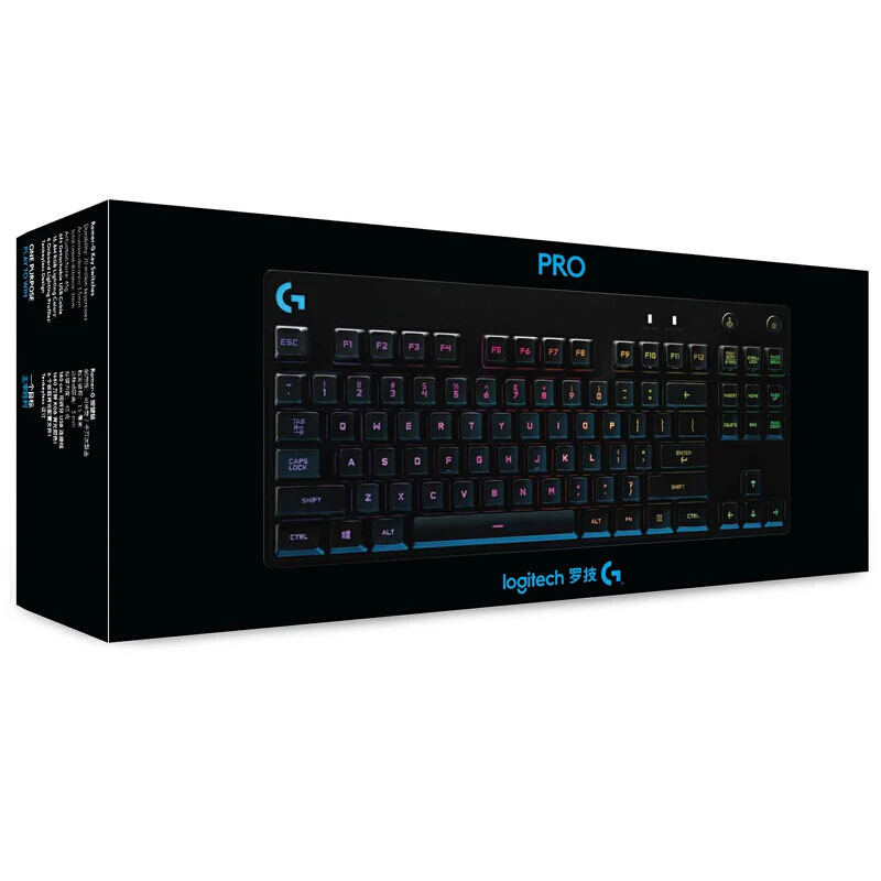 Оригинальная Проводная игровая Механическая эргономичная клавиатура Logitech G Pro X с