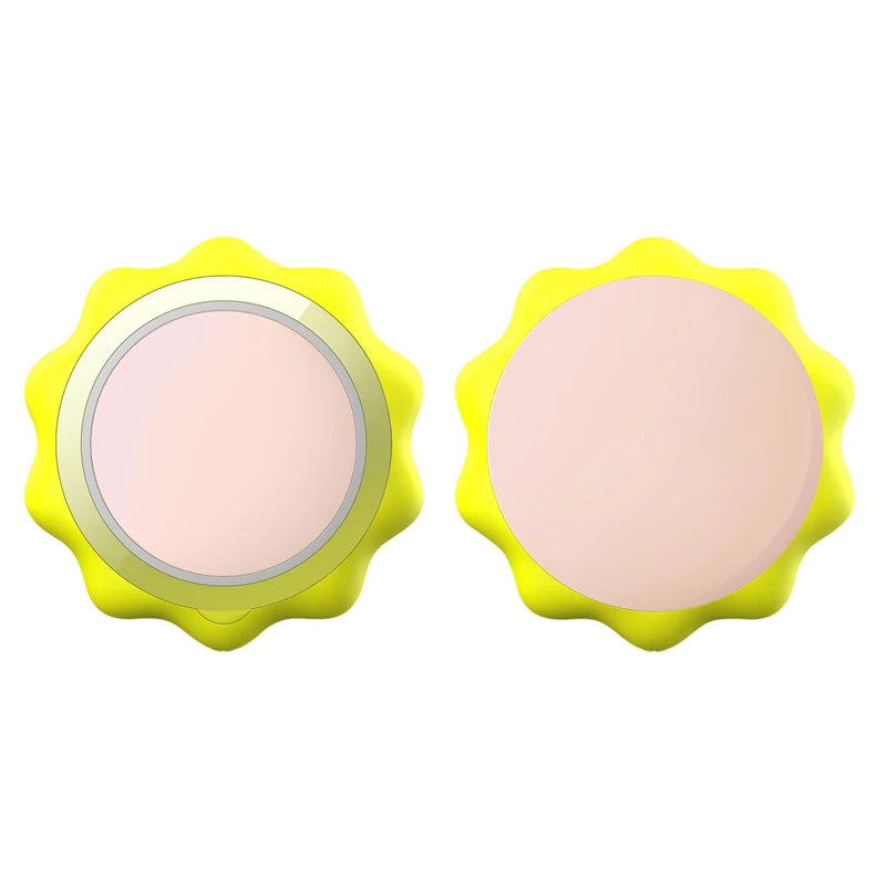 

Smart Mask Treatment Device Face Mask Red Blue Green Light Ion Mask Instrument Therapy Skin Care Beauty Facial Machine(Yellow)