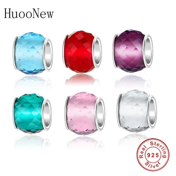 

2019 Summer Collection 10 Styles Real 925 Sterling Silver Murano Glass Beads Charms Fits Original Charm Jewelry Making