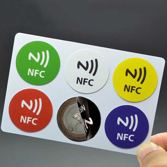 6 шт./лот NTAG213, NFC метки RFID клейкая этикетка наклейка, совместима со всеми продуктами nfc