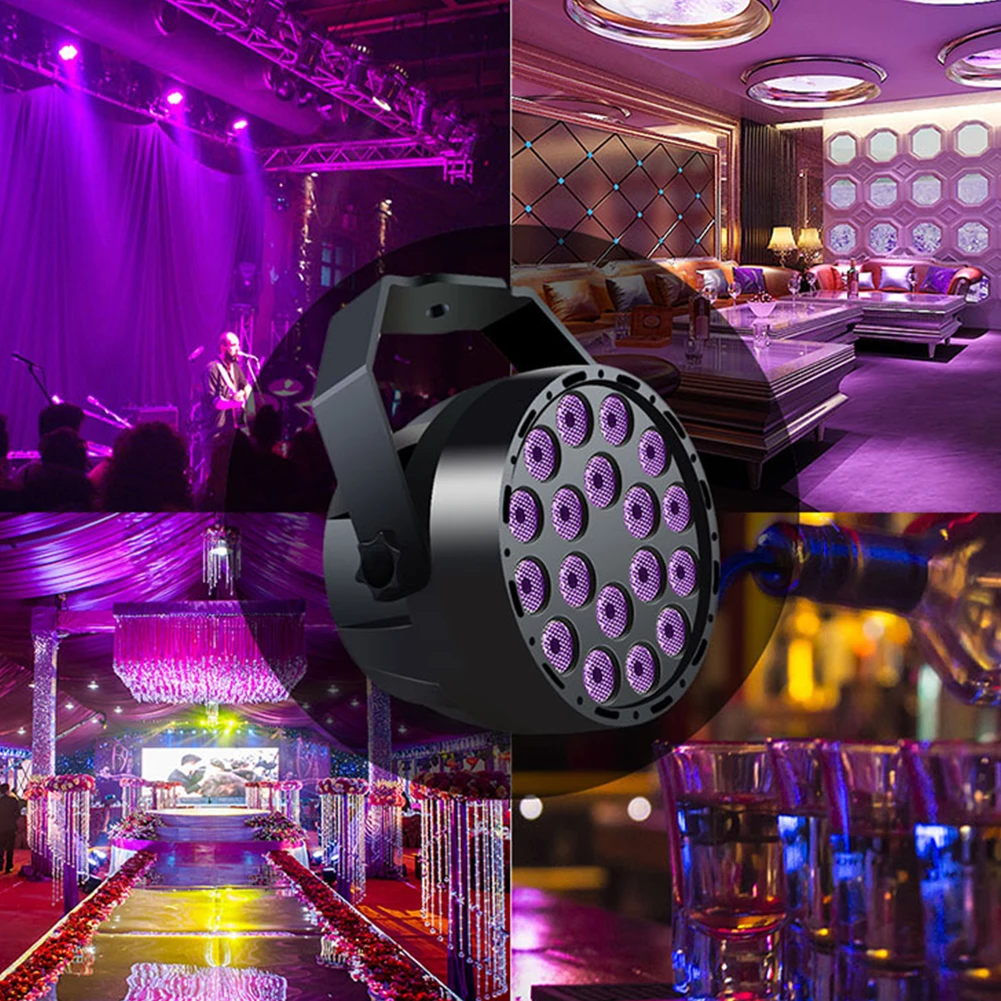 

Professional Disco UV Blacklight Stage Lighting Pub Banquet Spotlight Club Party Flash Wedding DJ Halloween Show