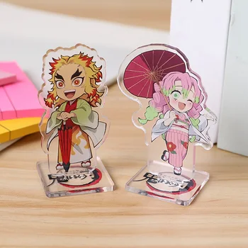 

Anime Demon Slayer Kimetsu no Yaiba Acrylic Action Figures Desk Stand Models Plate Cake Topper Anime Activities Desk Decor Doll