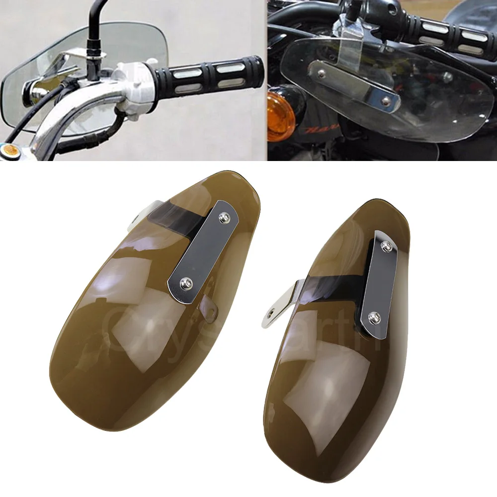 Защита для ветрового стекла мотоцикла от дыма 10 мм защита рук Honda Yamaha SUZUKI Kawasaki Cafe