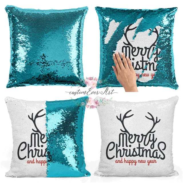 Almohadas personalizadas para decoración de almohadas para regalos personas que gustan, Feliz Navidad - AliExpress