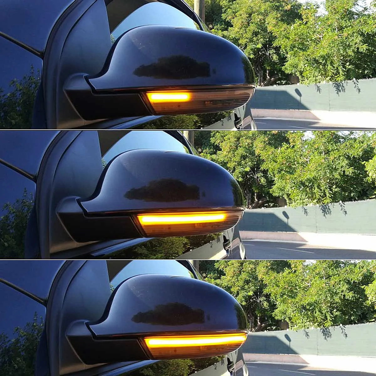 

2 Pcs Turn Signal Dynamic LED Side Wing Rearview Mirror Indicator Blinker Repeater Light for Audi A7 S7 4G 2010-on