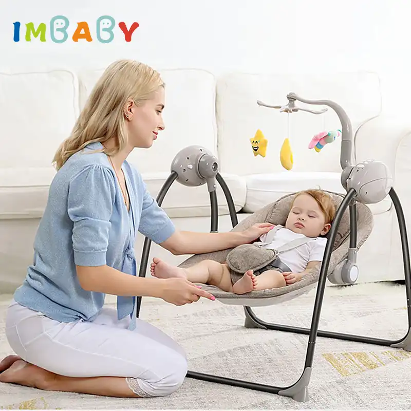 Imbaby Multi Funktionale Schaukel Stuhl Fur Newborm Baby 0 36 Monate Baby Schlaf Schaukel Tursteher Schaukel Beruhigende Elektrische Cradle Tursteher Springer Schaukeln Aliexpress