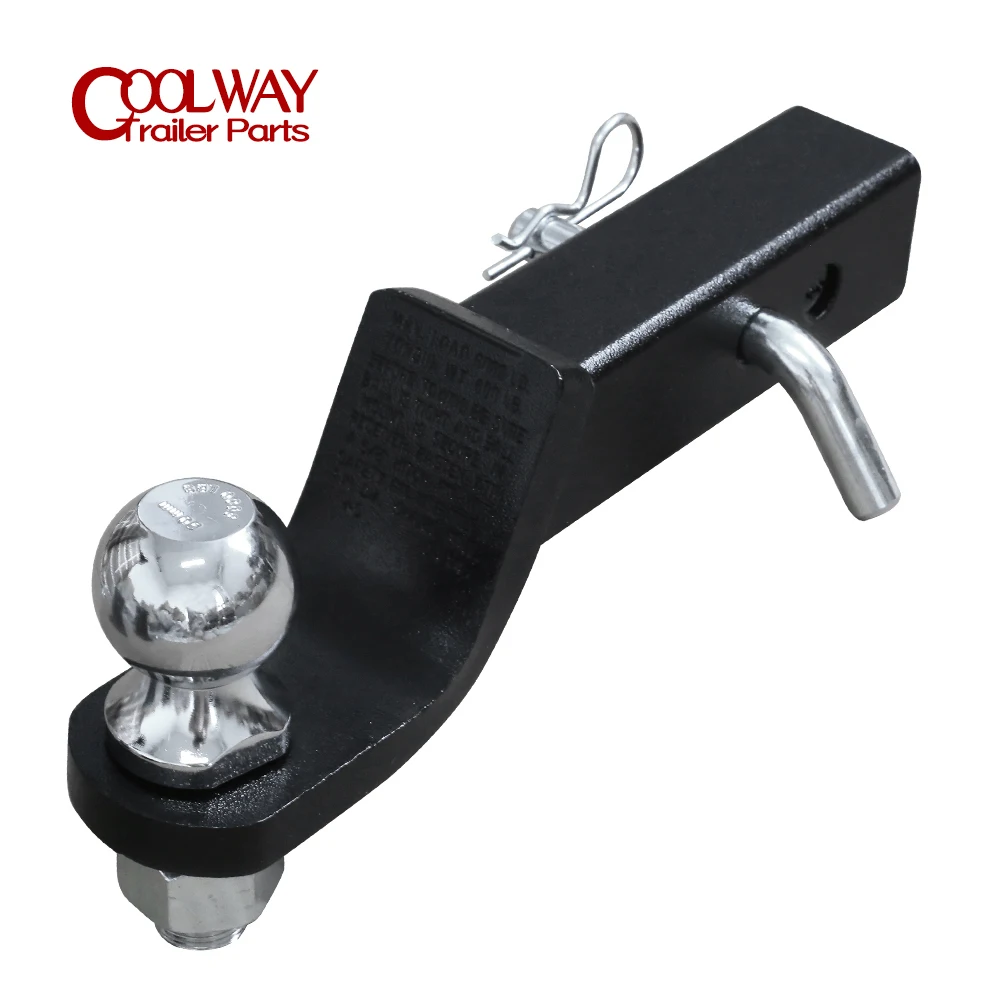 2 Inch Towbar Tongue Ball Mount With Towball And Hitch Pin RV Car Camper Caravan Accessories