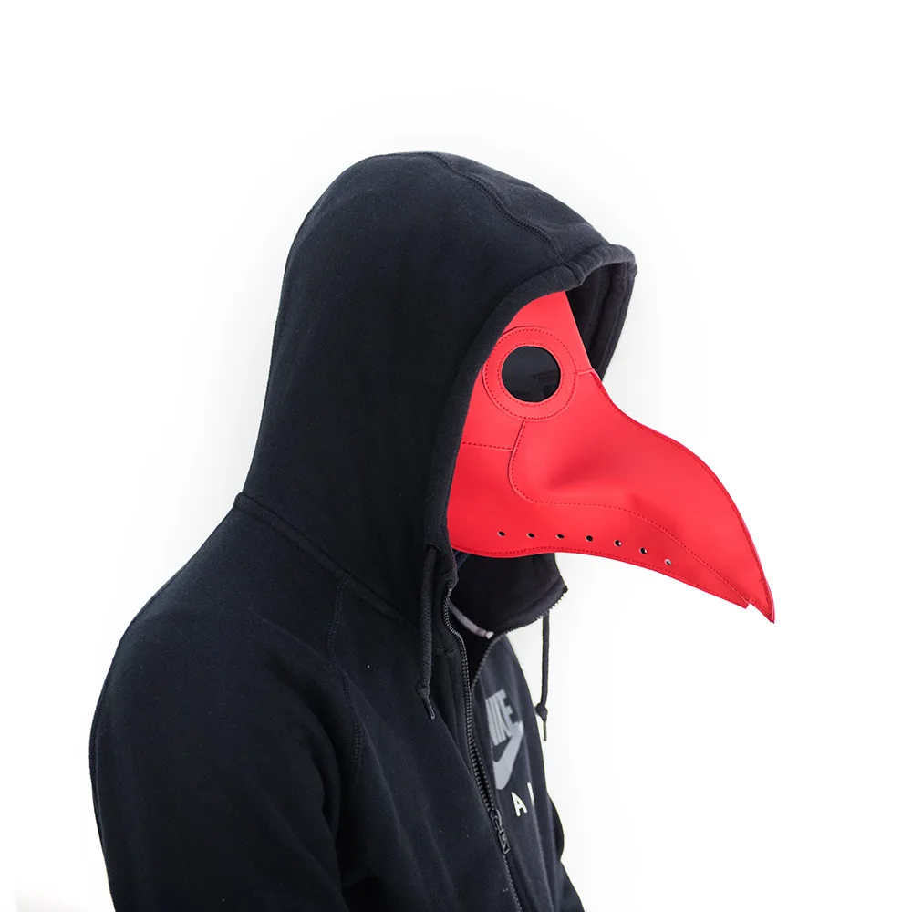 

Halloween Plague Doctor Cosplay Mask Long Nose Beak Doctor Mask Fancy Mask plague doctor Gothic Retro Rock Leather beak Mask