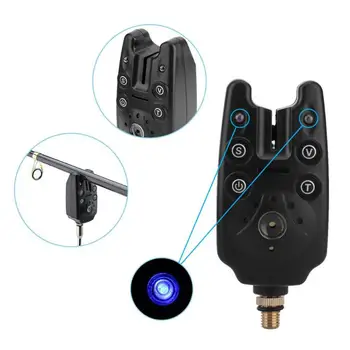 

Durable Fishing Bite Alarm Delicate Design 3x Adjustable Tone Volume Sensitivity Sound Alert Fishing Bite Alarm Accessories