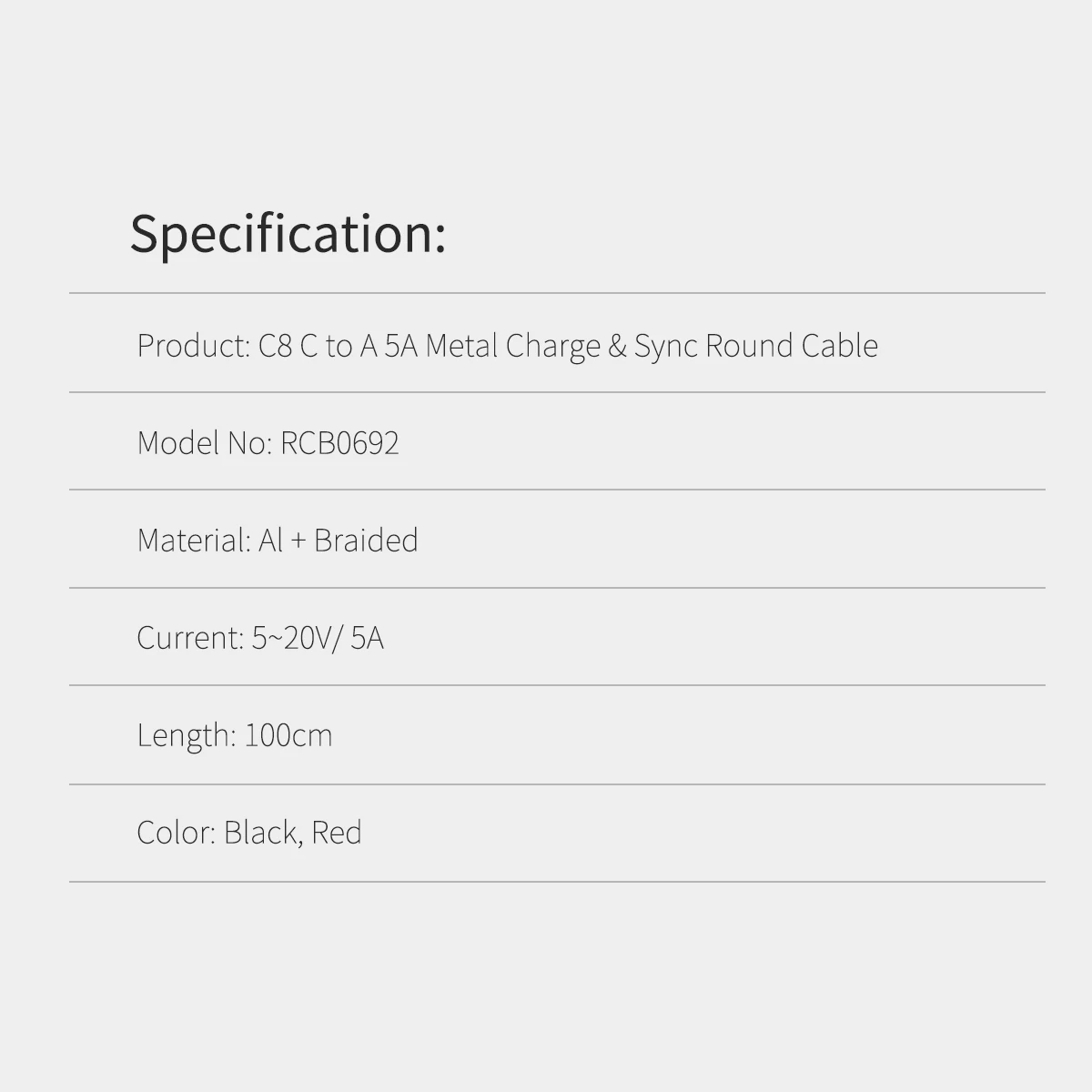 ROCK 5A usb type-C кабель для huawei mate 20 Pro Honor 10 USB Sync Quick 3,0 Шнур зарядное устройство для телефона samsung S9 S8 mi 9 Красный mi Note 7