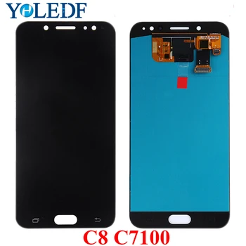 

5.5" LCD C8 For Samsung Galaxy C7 2017 C8 C7100 C710 LCD Display Touch Screen Digitizer Assembly Replace LCD For C710F/DS Tela