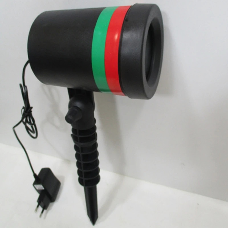 Промо-акция! Рождественский проектор Rgb Звездные огни наружные украшения сада душ праздник газон лампа водонепроницаемый статический мерцание Rf R
